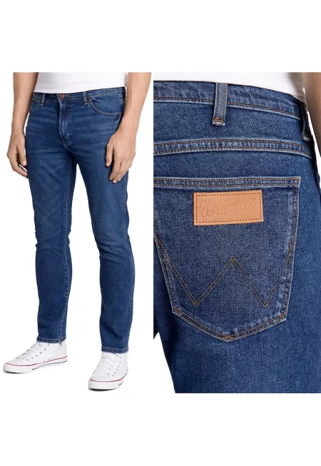 Дънки Wrangler  тъмносини - Син