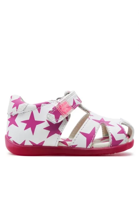 Детски спортни обувки  303695491 - Естествена кожа - Розов/Бял