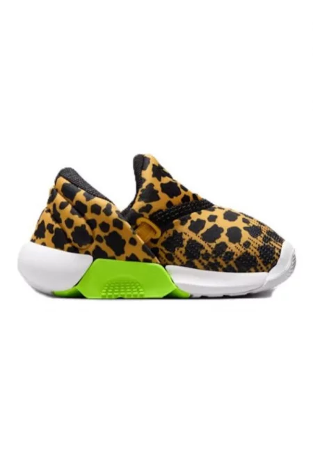 Детски спортни обувки -  Swoosh Go Aop Bt - Синтетика - Жълт - Жълт
