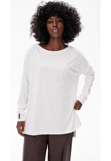 Fina Asymmetric Design Blouse