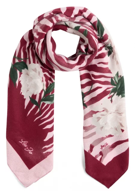 Флорален шал - Малина