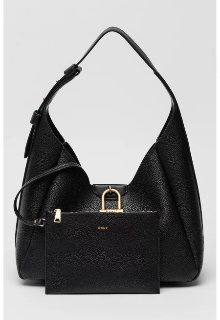 Хобо чанта Karlie от еко кожа с несесер