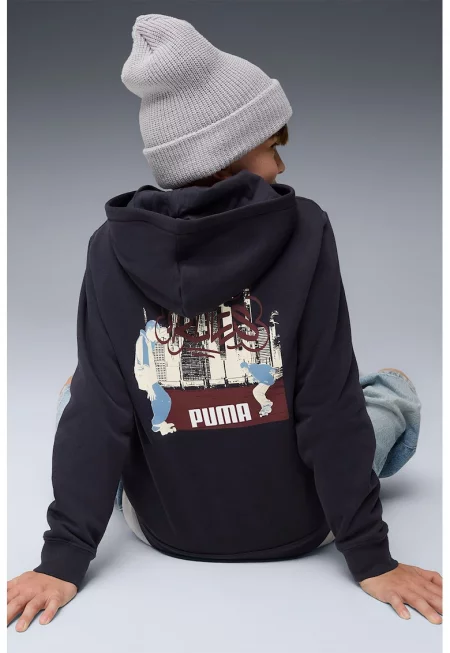 Худи MID90s с принт и джобове