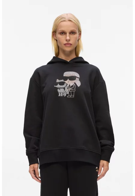 Худи с декоративни камъни