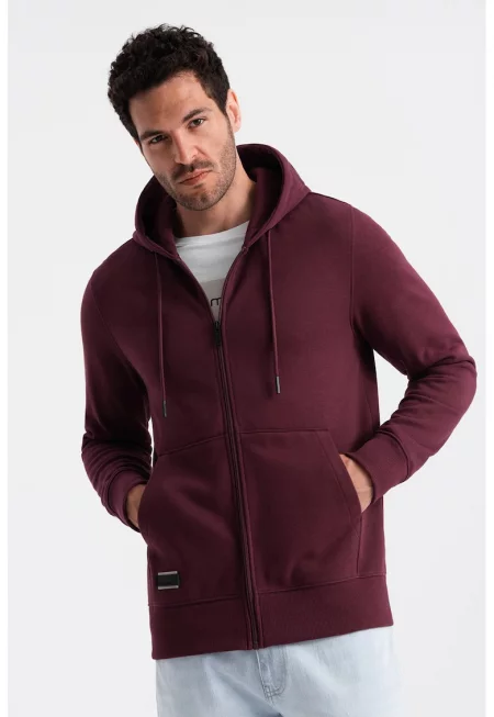 Худи с цип и джобове