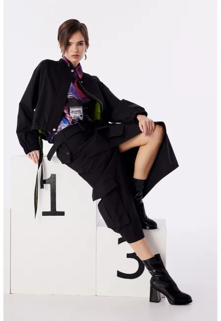 Ipekyol - Яке бомбър с отделящи се панделки