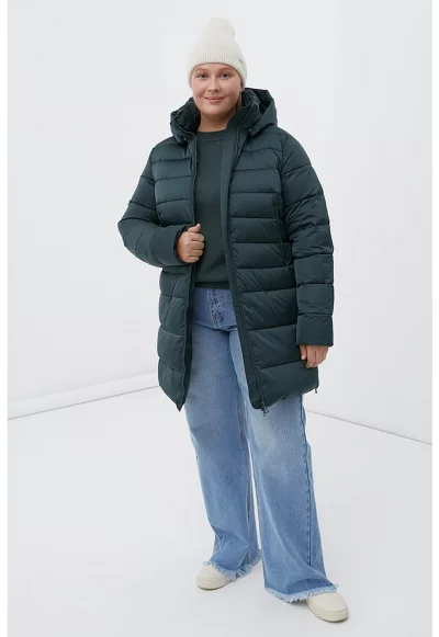 Капитонирано зимно яке с качулка
