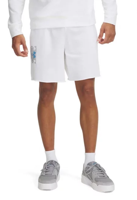 Къс панталон с памук с връзка - Бял