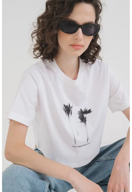 Къса тениска от органичен памук