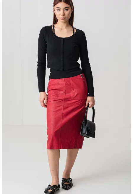 Къса жилетка Bettina - Черен