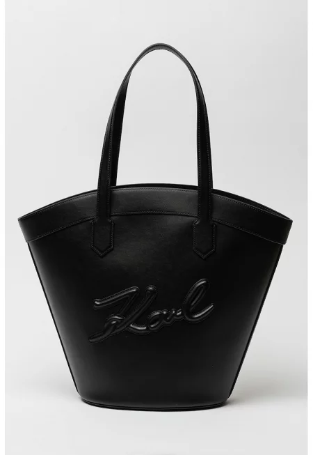 Кожена чанта Signature