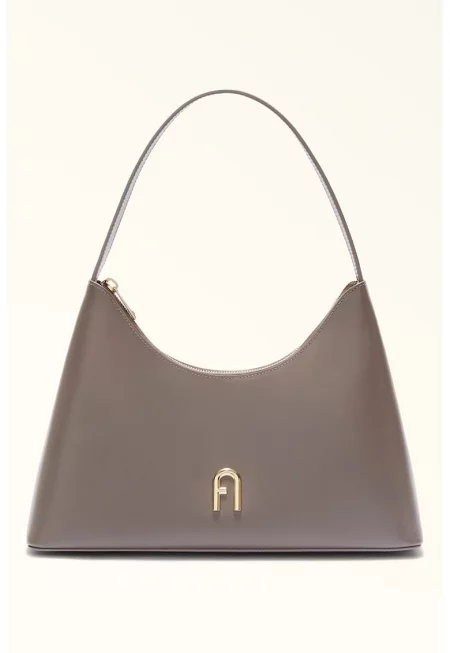 Кожена чанта за рамо Diamante