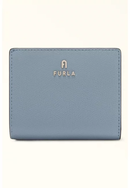 Кожено малко портмоне Camelia с метално лого