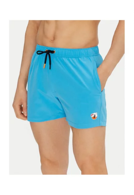 Мъжки бански шорти  DW1222M-RIPO20 - Полиестер - Син - Син