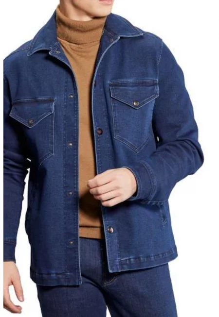 Мъжко яке -  Mustang 6768 - синьо - Син