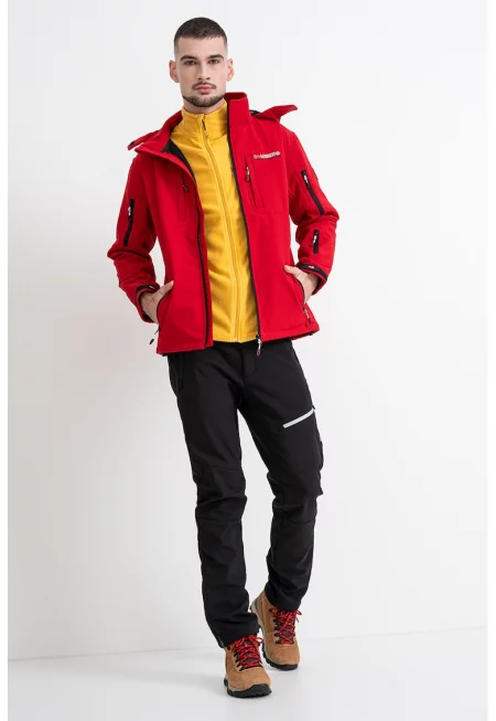 Неопреново яке Tunar с отделяща се качулка - Червен