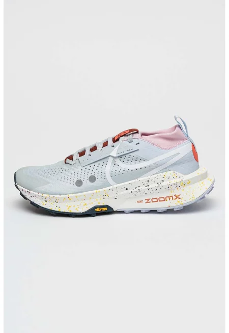 Обувки Zegama 2 за бягане под глезена - Светло сив/Бледожълт/Тъмнокафяв