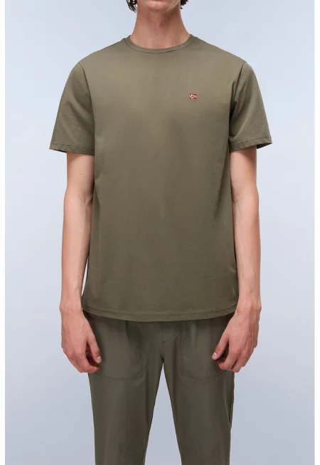 Памучна тениска Salis със стандартна кройка