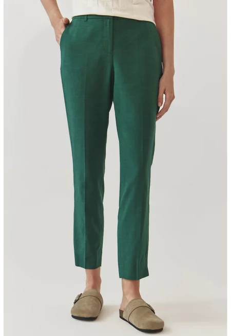 Панталон с лиосел - Зелен