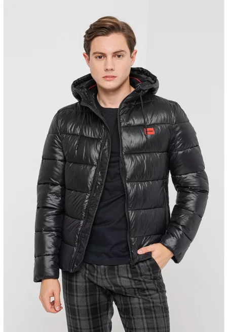 Подплатено зимно яке с качулка