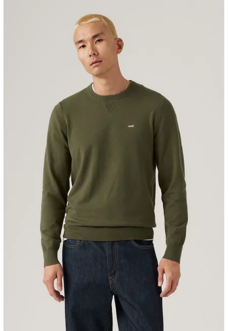 Пуловер с овално деколте