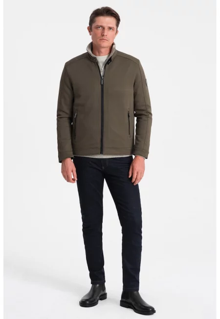 Релефно яке с джобове с цип