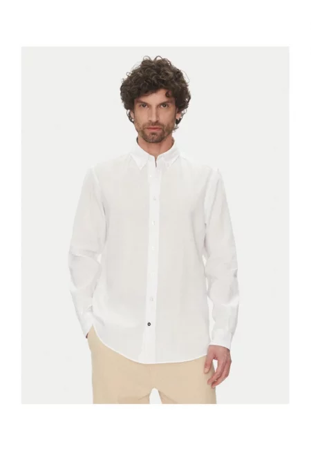 Риза  модел 60356 - бяла - размер