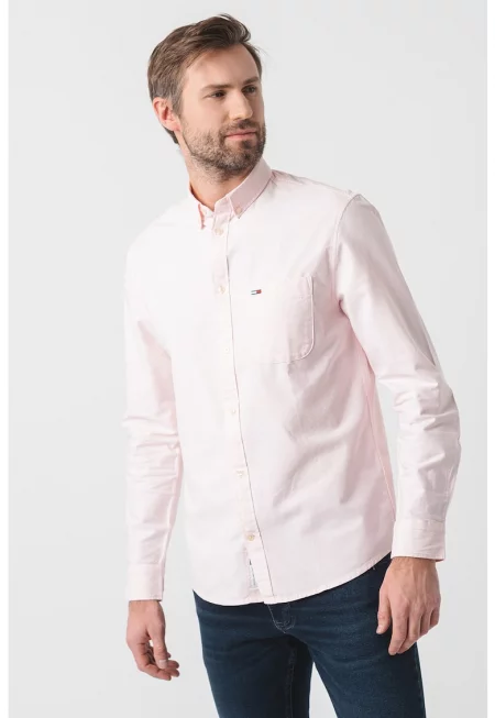 Риза Oxford с джоб на гърдите
