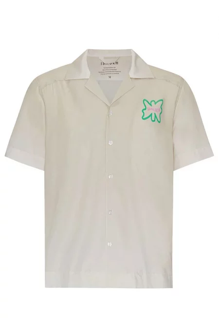 Риза regular fit с принт и лого Isnurh - Бежов