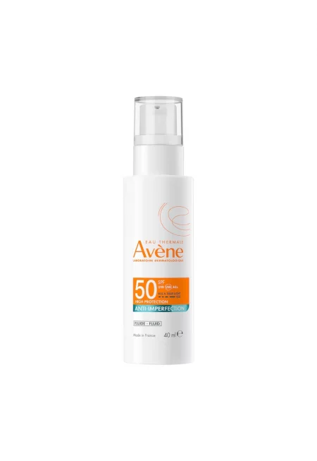 Слънцезащитен крем  против несъвършенства - SPF 50 - 40 мл