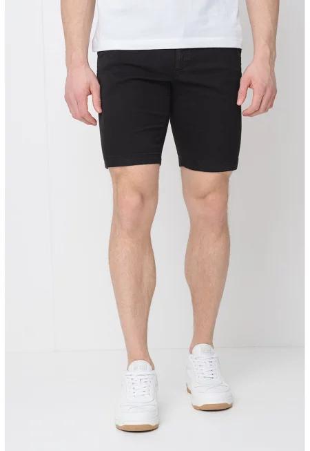 Слим чино шорти - Черен