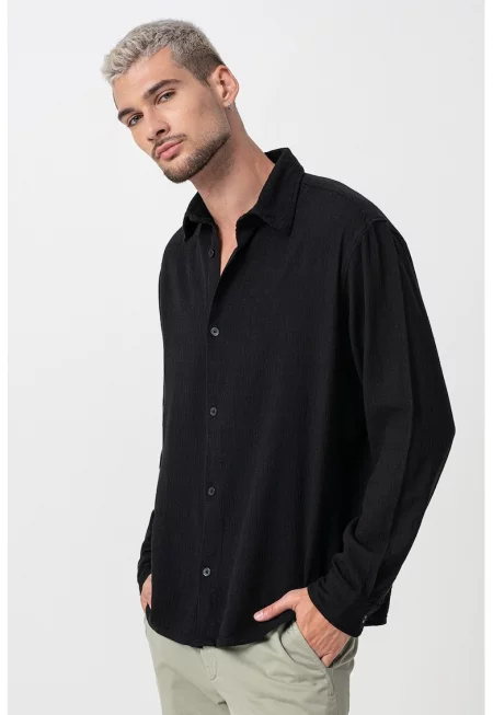 Свободна риза с лен