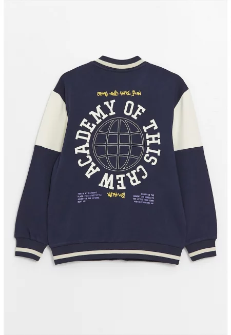 Яке бомбър със странични джобове