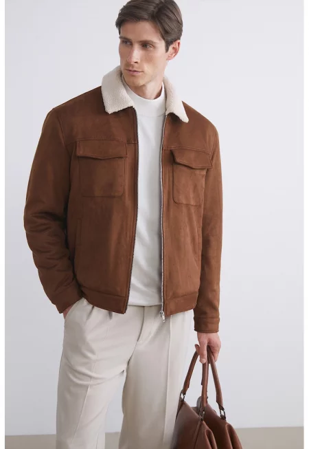 Яке с плюшена подплата