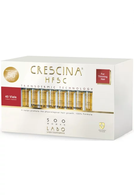Ампули против косопад  HFSC Transdermic - жени - 40 ампули - HFSC 500