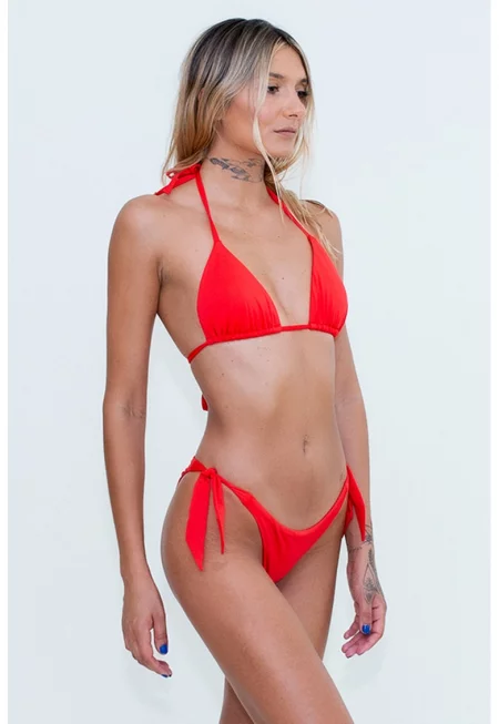 Бански тип бразилиана - 2 части - Аленочервен