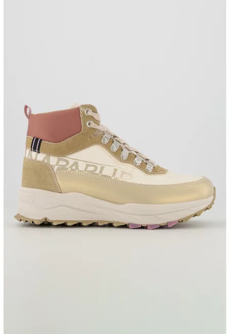 Боти Vertic D-Ring с велур - Златист/Бежов/Мръснобял