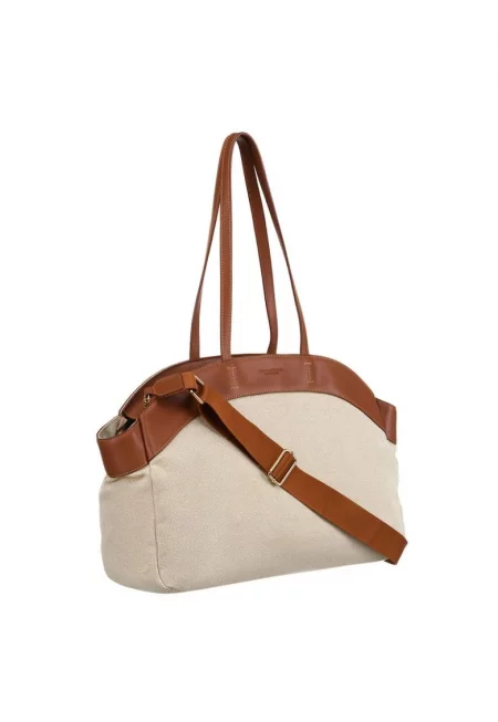 Чанта PTN CAN-01 Tote Естествена кожа - Бежов