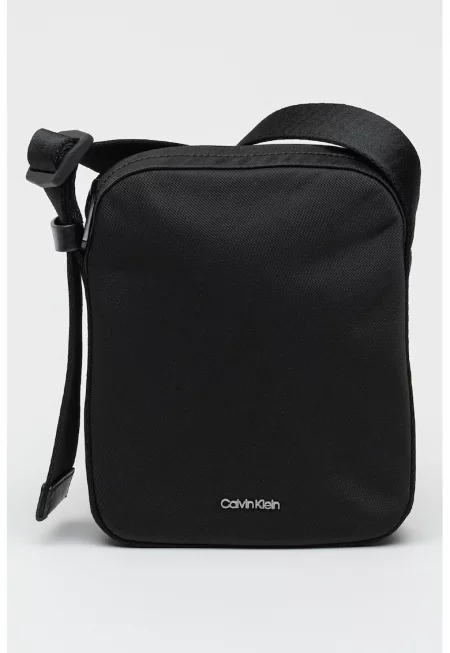 Чанта с лого - Черен