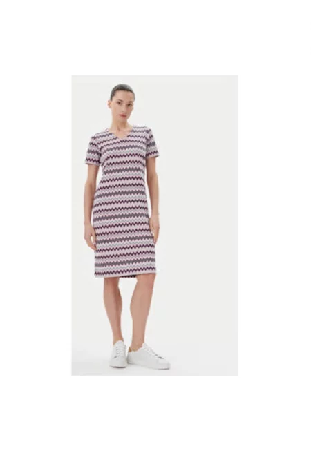Дамска рокля  13002002 - Полиестер/Вискоза - Многоцветна