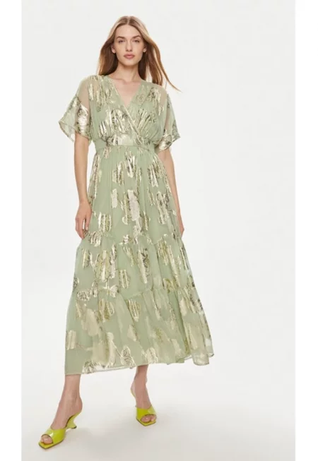 Дамска рокля - да - Зелена - Зелен