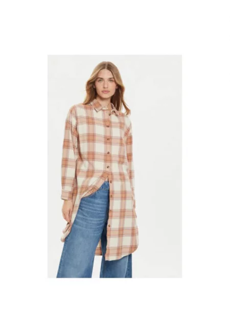 Дамска рокля  Памук - Бежов