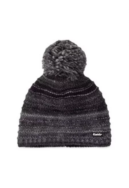 Дамска шапка Eisbar Mikata Pompon - сива - изкуствена материя