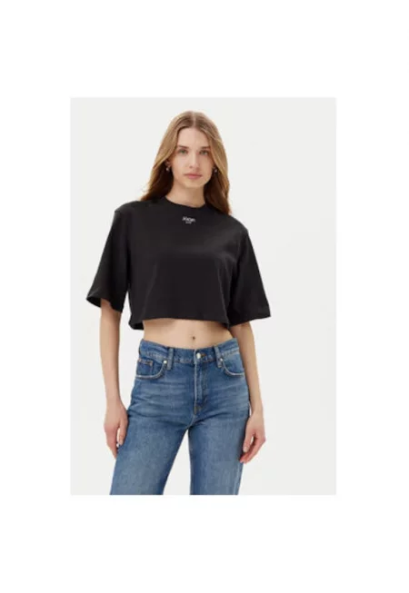 Дамска тениска  10019319 30046280 - Памук - Черен - Черен