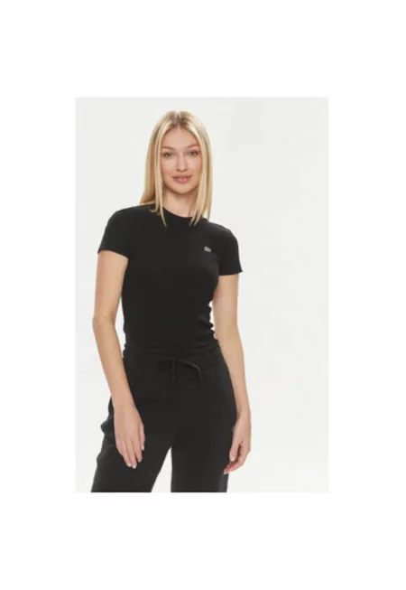 Дамска тениска -  303713997 - Органичен памук - Черна - Черен