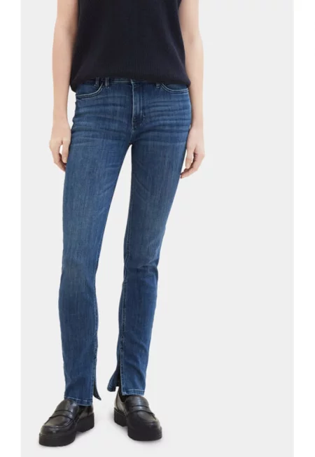 Дамски дънки -  303521844 - Памук/Полиестер - W32-L32 US - Сини