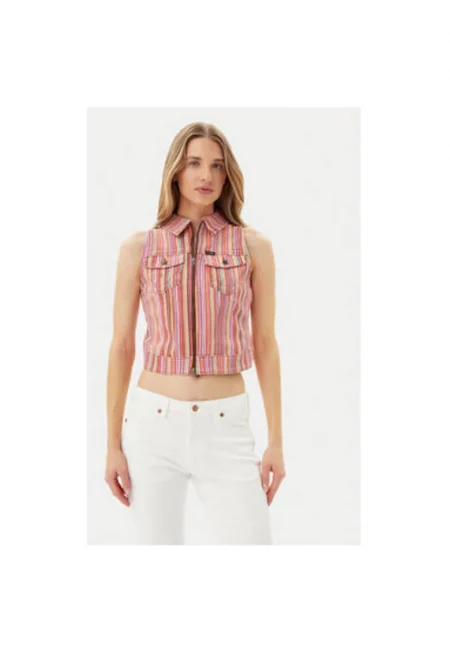 Дамски елек  112362848 - Памук/Еластан - Розов - Розово
