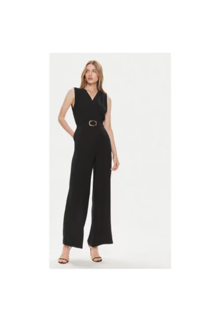 Дамски гащеризон  231-PILOU.F - Полиестер - Черен