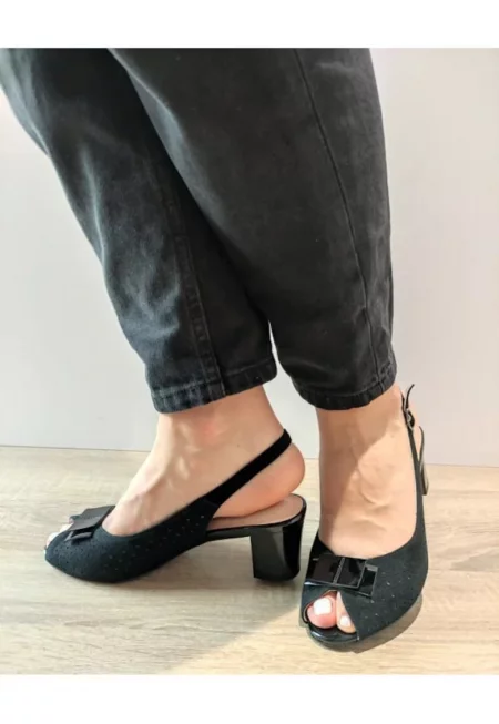 Дамски сандали  60056C 01-I - Елегантни - черно - Черен