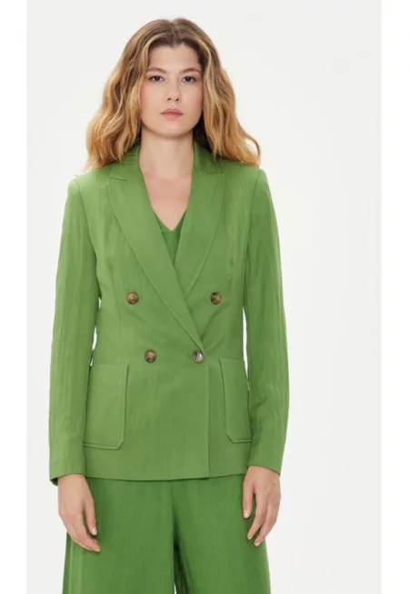 Дамско яке -  01687 - зелено - лиосел/вискоза - Зелен